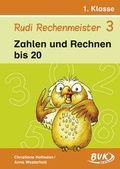 Cover: Rudi Rechenmeister 3 - Zahlen und Rechnen bis 20 - BVK Buch Verlag Kempen