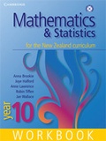 Cover: Mathematics and Statistics for the New Zealand Curriculum Year 10 First Edition Workbook and Student CD-ROM - Cambridge University Press