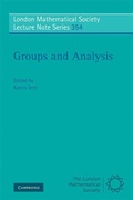 Cover: Groups and Analysis - Cambridge University Press