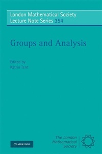 Enlarge image Cover: Groups and Analysis - Cambridge University Press
