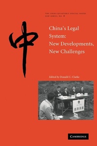 Enlarge image Cover: China's Legal System - Cambridge University Press