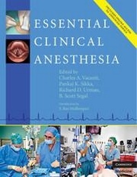 Enlarge image Cover: Essential Clinical Anesthesia - Cambridge University Press