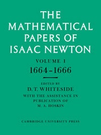Abbildung von: The Mathematical Papers of Isaac Newton 8 Volume Paperback Set - Cambridge University Press
