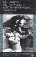 Cover: Writing Rape, Writing Women in Early Modern England - Palgrave MacMillan