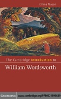 Cover: The Cambridge Introduction to William Wordsworth - Cambridge University Press