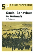 Cover: Social Behaviour in Animals - Chapman and Hall