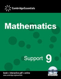 Enlarge image Cover: Cambridge Essentials Mathematics Support 9 Pupil's Book and CD-ROM - Cambridge University Press