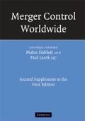 Cover: Merger Control Worldwide - Cambridge University Press