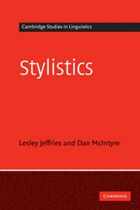 Enlarge image Cover: Stylistics - Cambridge University Press
