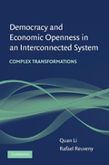 Cover: Democracy and Economic Openness in an Interconnected System - Cambridge University Press