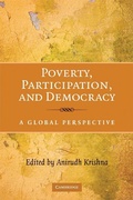 Cover: Poverty, Participation, and Democracy - Cambridge University Press