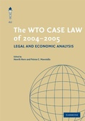 Cover: The WTO Case Law of 2004-5 - Cambridge University Press