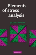 Cover: Elements of Stress Analysis - Cambridge University Press