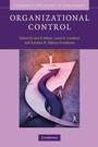 Cover: Organizational Control - Cambridge University Press