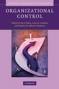 Cover: Organizational Control - Cambridge University Press