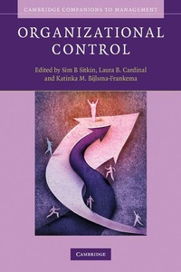 Enlarge image Cover: Organizational Control - Cambridge University Press