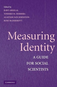 Enlarge image Cover: Measuring Identity - Cambridge University Press