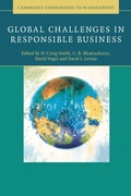 Cover: Global Challenges in Responsible Business - Cambridge University Press