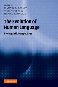 Enlarge image Cover: The Evolution of Human Language - Cambridge University Press