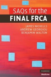 Enlarge image Cover: SAQs for the Final FRCA - Cambridge University Press