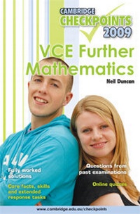 Enlarge image Cover: Cambridge Checkpoints VCE Further Mathematics 2009 - Cambridge University Press