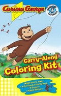 Cover: Curious George Carry-Along Coloring Kit - Simon Scribbles