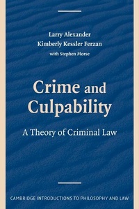 Enlarge image Cover: Crime and Culpability - Cambridge University Press