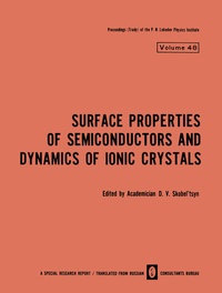 Abbildung von: Surface Properties of Semiconductors and Dynamics of Ionic Crystals - Springer