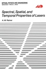 Cover: Spectral, Spatial, and Temporal Properties of Lasers - Springer