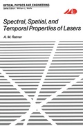 Cover: Spectral, Spatial, and Temporal Properties of Lasers - Springer