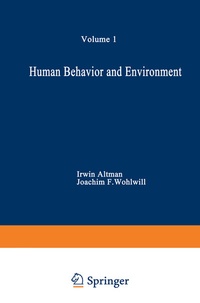 Enlarge image Cover: Human Behavior and Environment - Springer