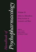 Cover: Handbook of Psychopharmacology - Springer