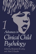 Cover: Advances in Clinical Child Psychology - Springer