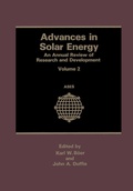 Cover: Advances in Solar Energy - Springer