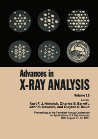 Enlarge image Cover: Advances in X-Ray Analysis - Springer