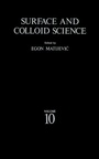 Cover: Surface and Colloid Science - Springer