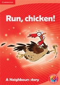Cover: Rainbow Reading Level 1 - Counting: Neighbours, Run Chicken! Box B - Cambridge University Press