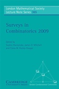 Cover: Surveys in Combinatorics 2009 - Cambridge University Press