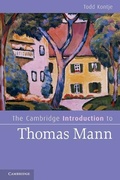 Cover: The Cambridge Introduction to Thomas Mann - Cambridge University Press