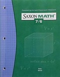 Cover: Saxon Math 7/6 - Saxon Publishers