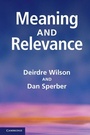 Cover: Meaning and Relevance - Cambridge University Press