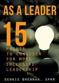 Cover: As a Leader... 15 Points to Consider for More Inclusive Leadership - Tate Publishing & Enterprises