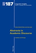 Cover: Abstracts in Academic Discourse - Peter Lang Verlag