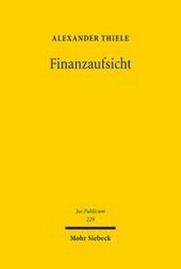 Abbildung von: Finanzaufsicht - Mohr Siebeck