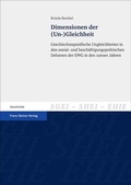 Cover: Dimensionen der (Un-)Gleichheit - Franz Steiner Verlag