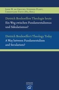 Cover: Dietrich Bonhoeffers Theologie heute - Dietrich Bonhoeffer's Theology Today - G&uuml;tersloher Verlagshaus
