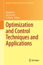Cover: Optimization and Control Techniques and Applications - Springer