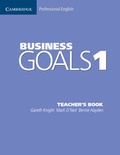 Cover: Business Goals 1 Teacher's Book - Cambridge University Press