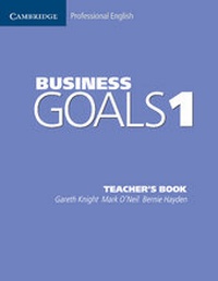 Abbildung von: Business Goals 1 Teacher's Book - Cambridge University Press
