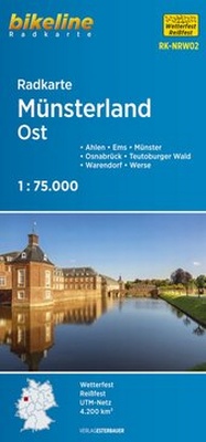 Abbildung von: Radkarte Münsterland Ost (RK-NRW02) - Esterbauer